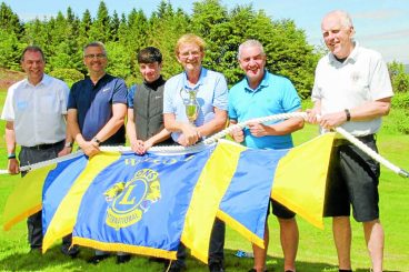 Lions golf day raises over £1k for charity