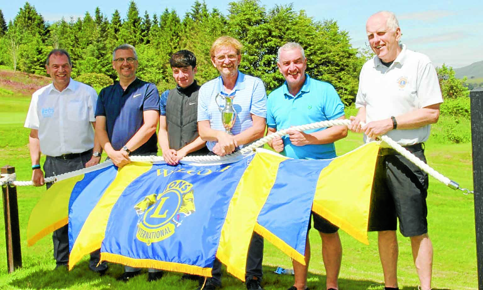 Lions golf day raises over £1k for charity