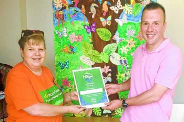 Fundraiser rewarded for charity work