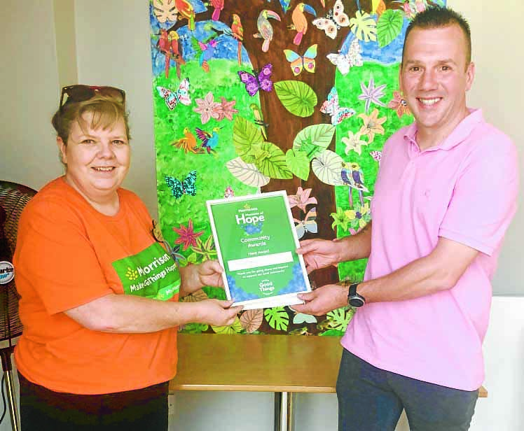 Fundraiser rewarded for charity work