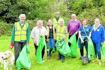 All hands on deck for park clean up