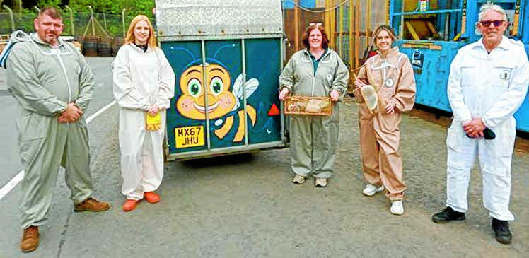 Caledonia staff qualify to keep bees