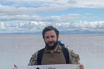 Young veteran tackles coastline walk