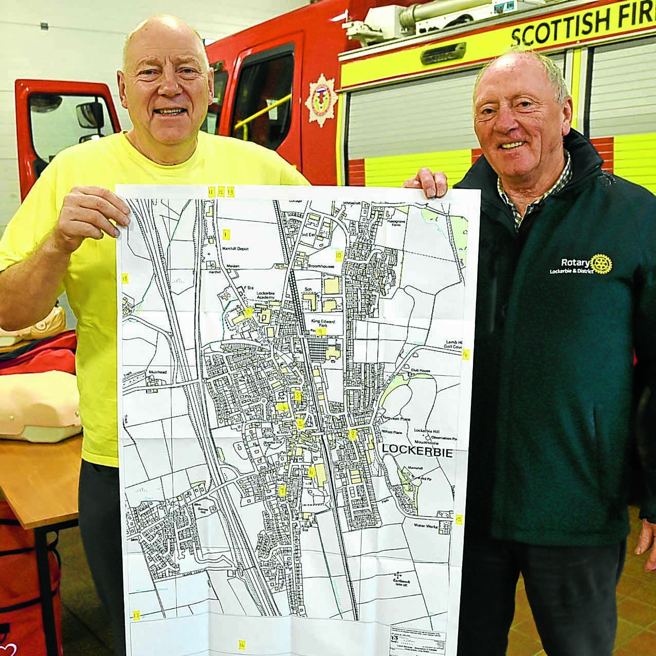 Defibrillator map revealed