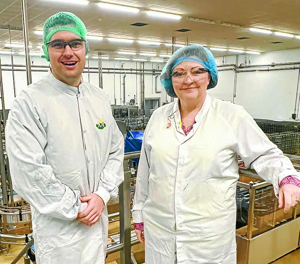 Dairy visit show of support