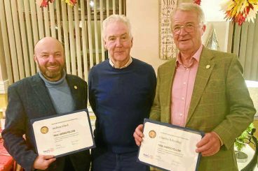 Awards for rotary club pair