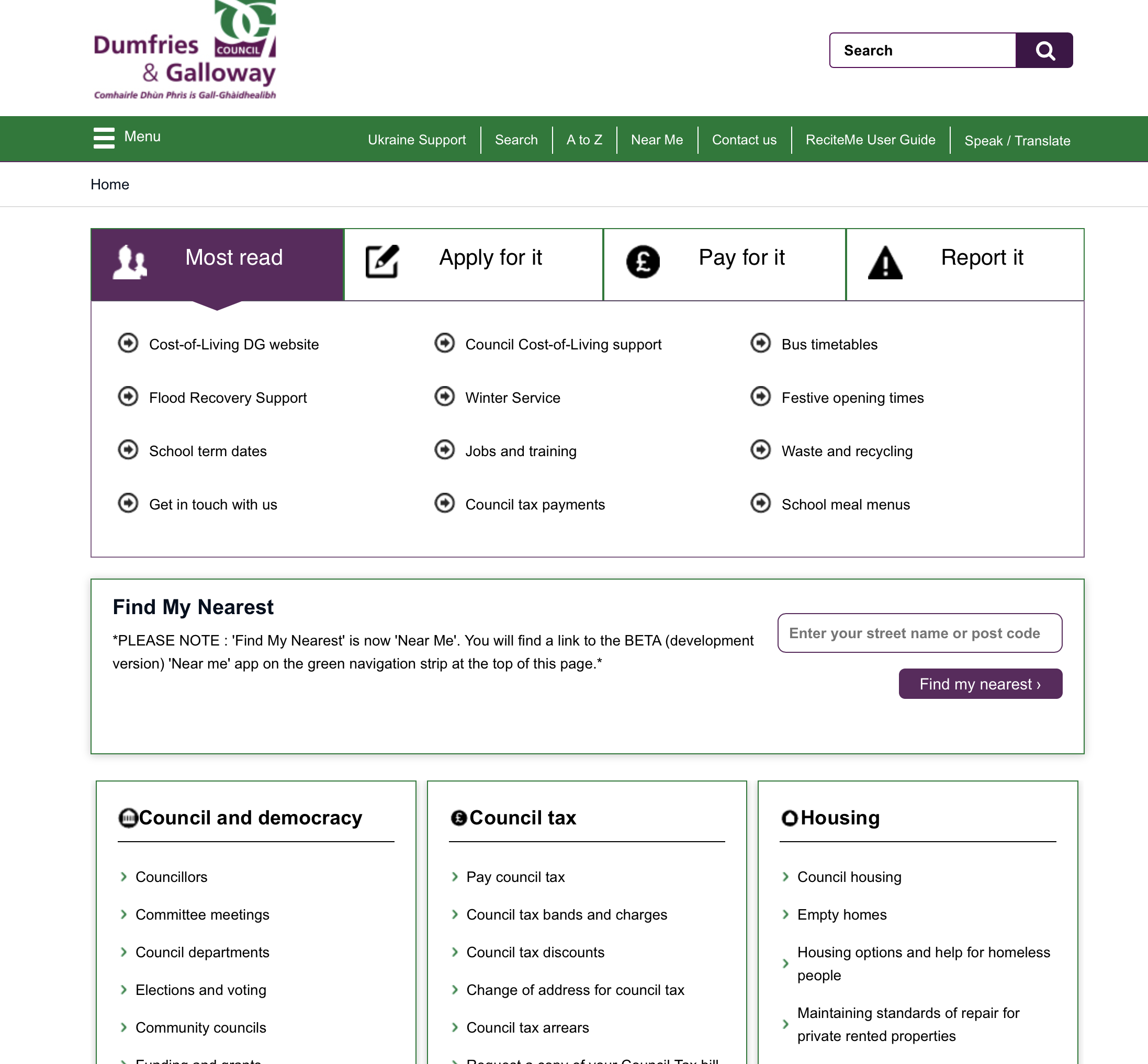 Council website slated by users