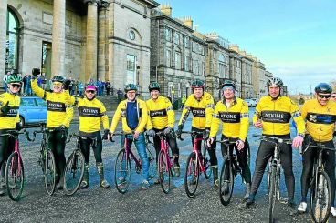 Capital cheers for Doddie cycle team