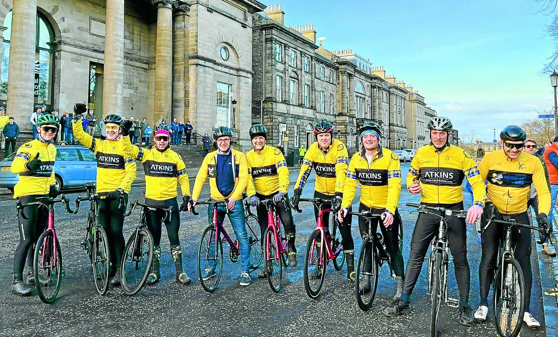 Capital cheers for Doddie cycle team