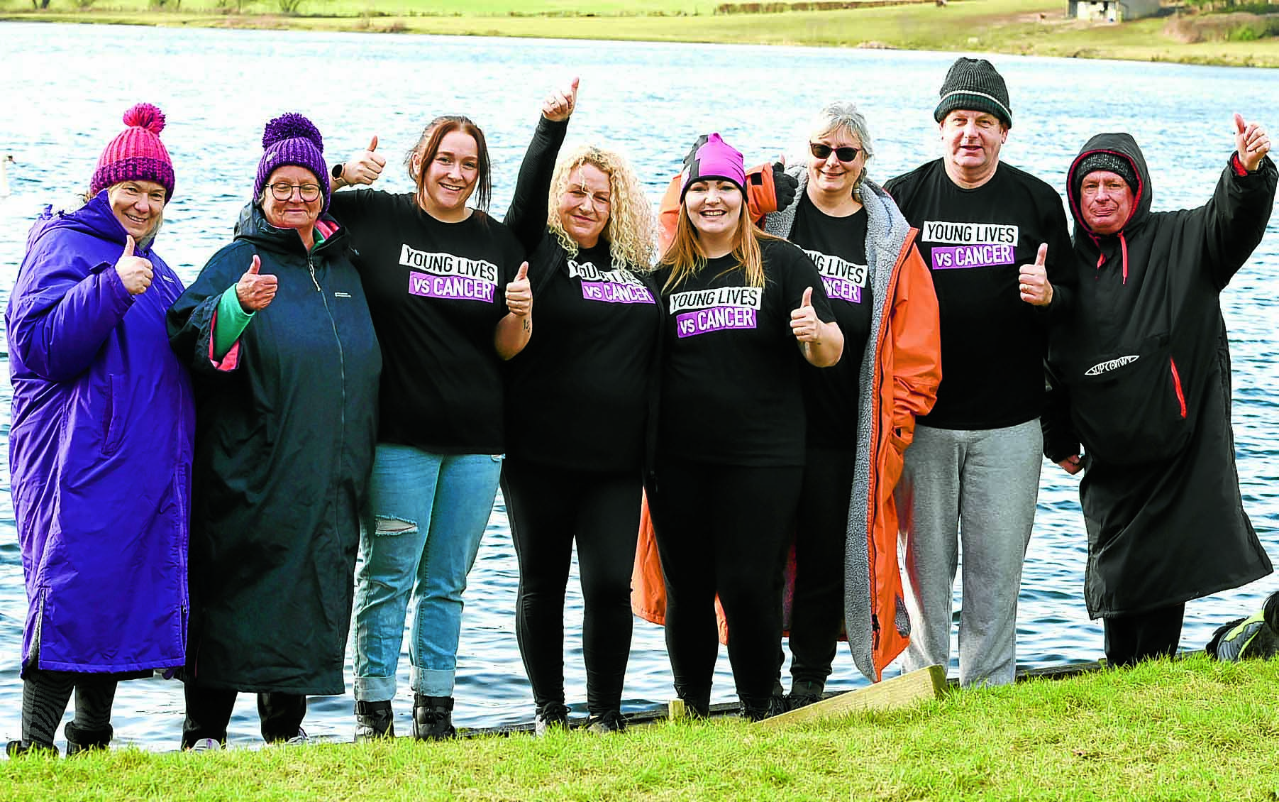 Daring dippers to brave the loch