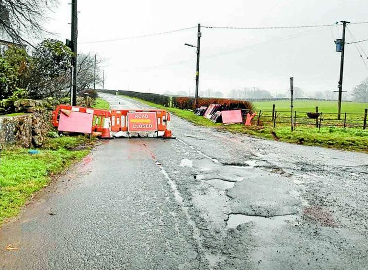 Closed road to reopen next week