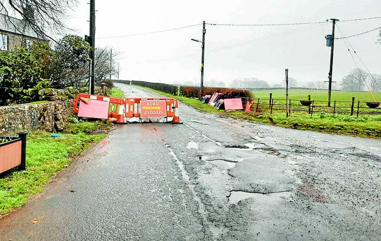 Closed road to reopen next week