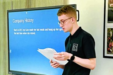 Harry shares his career journey with students