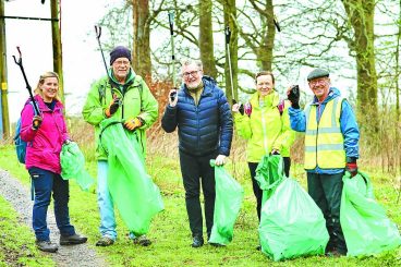 Praise for area’s litter pickers