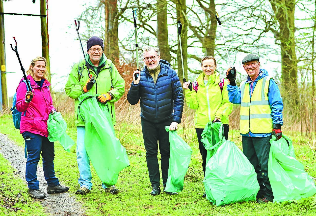 Praise for area’s litter pickers