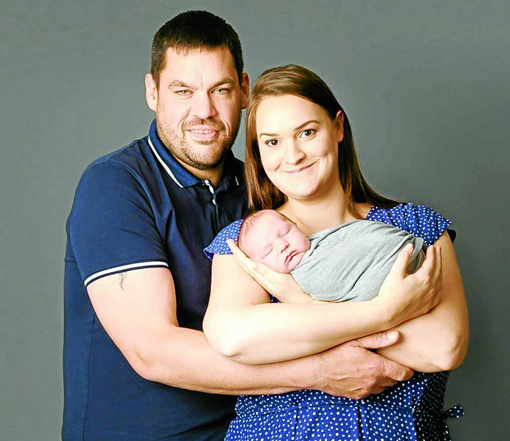 Baby tragedy spurs on mum and dad