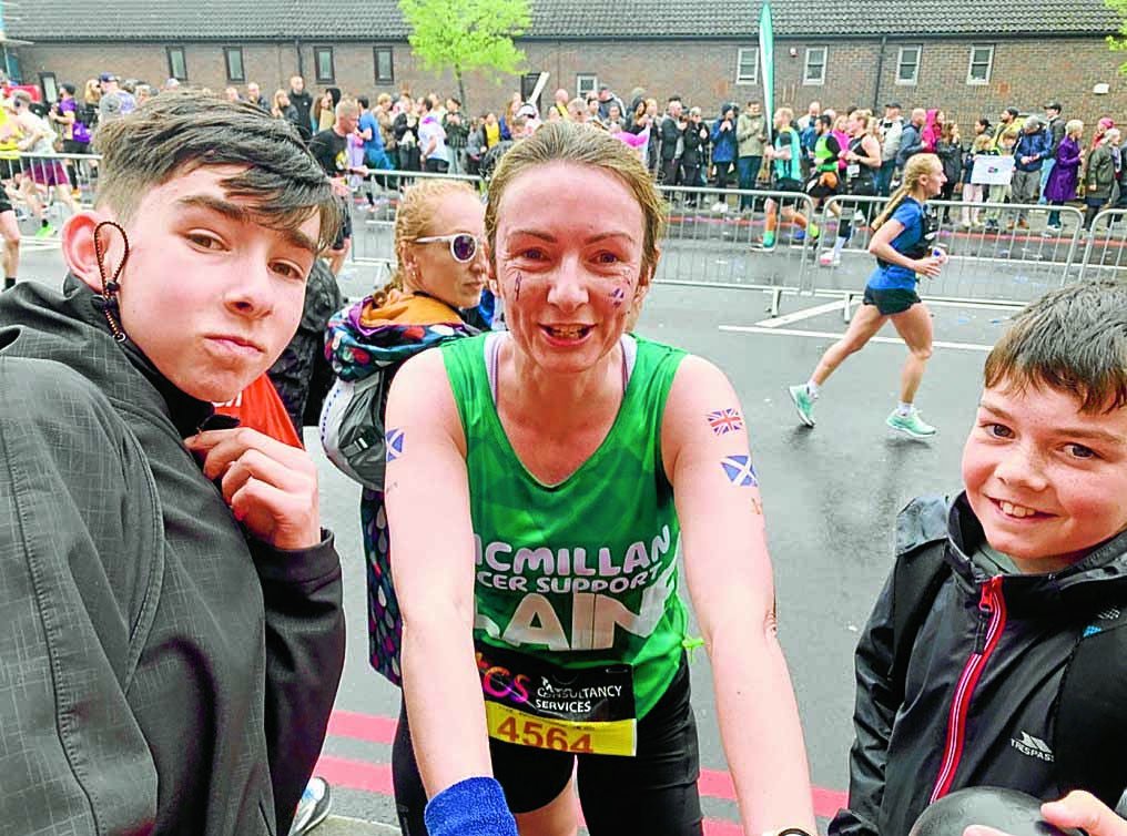 Mum finally bags London Marathon