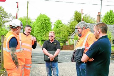 Village uproar as railway works go ahead