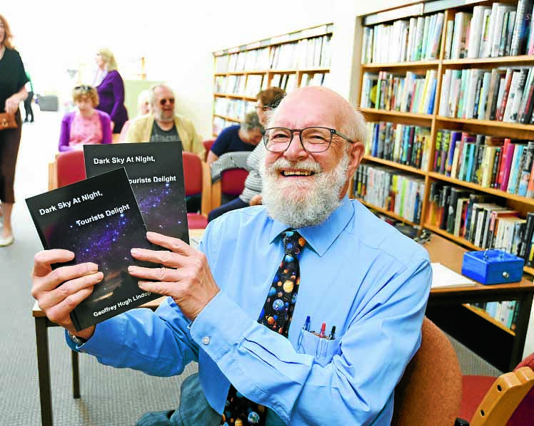Book launch is start of author’s fundraising