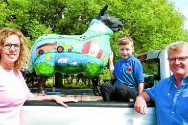 Schoolboy sees his winning sheep design