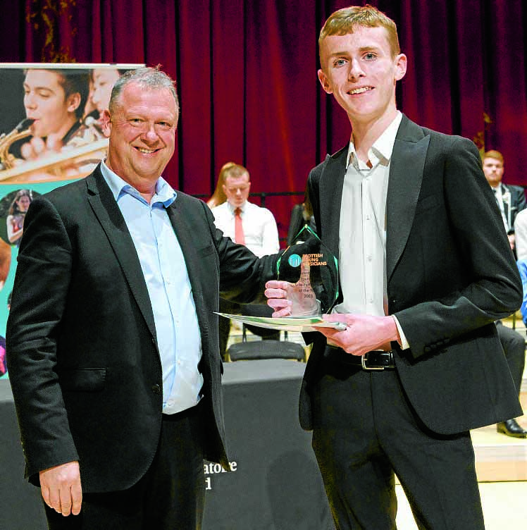 Langholm student wins music award