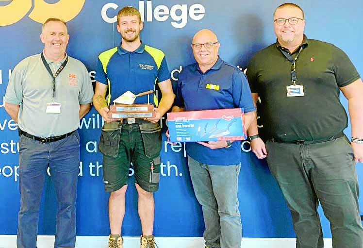 Apprentice award for Lukasz