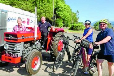 Farmer’s bike challenge ends on a high