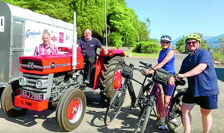 Farmer’s bike challenge ends on a high