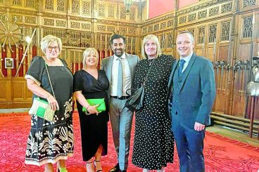 NHS staff enjoy castle reception