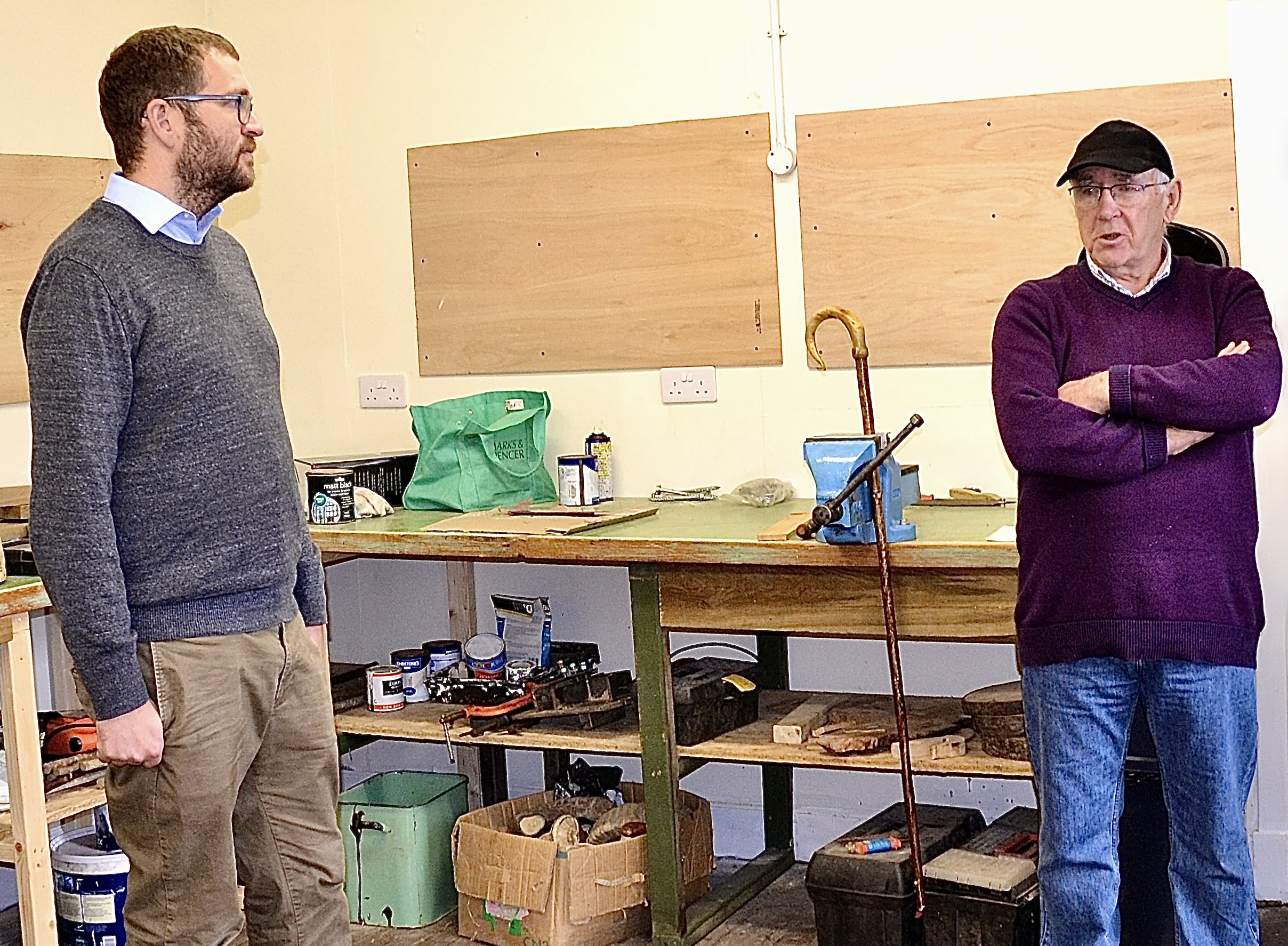 Men's shed welcomed as success by MP