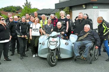Bikers out in force for care home