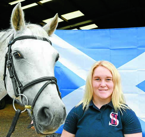 Captain Tara does Scotland proud