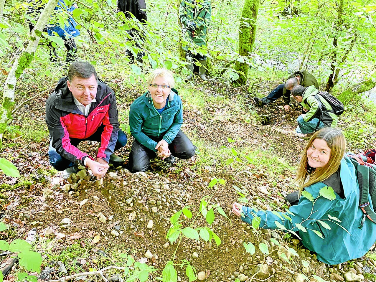 Woodland visit marks decade of badger work