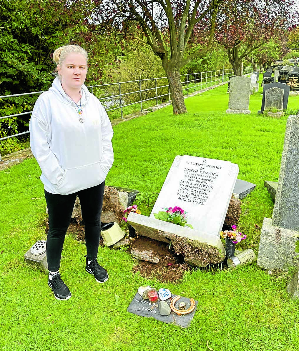 Family’s upset after more cemetery damage
