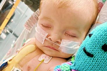 Mum warns others of baby breathing symptoms