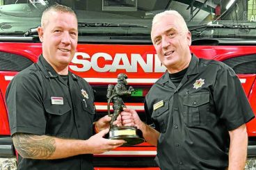 Farewell and thanks to long standing firefighter