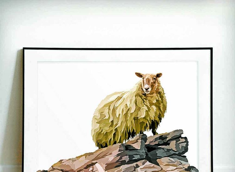 Fiona captured on canvas