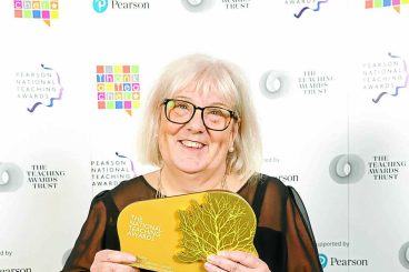 Top teacher Sheelagh scoops gold!