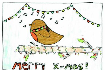 MP picks Avah’s robin for Christmas card