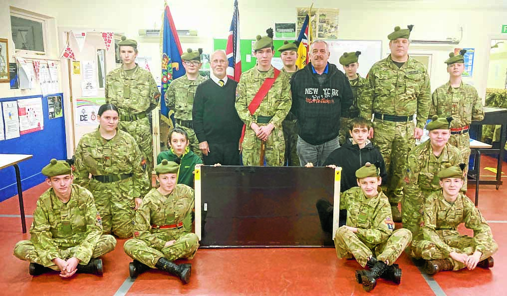 Annan cadets get a smart TV for Christmas