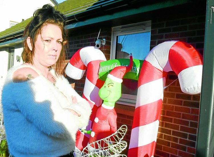 Mum determined to keep lights on this Xmas
