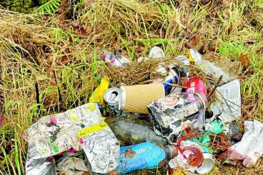 500 bags of rubbish collected by litter warriors