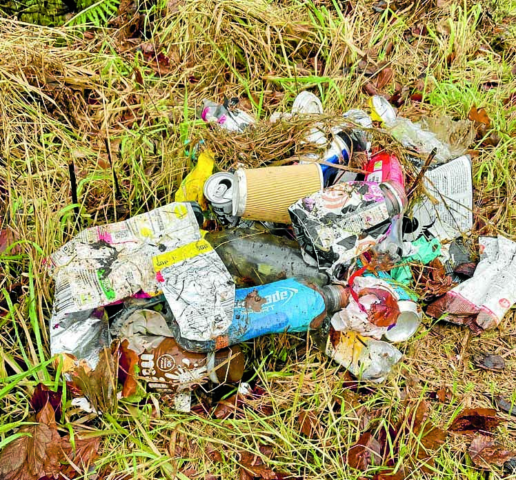 500 bags of rubbish collected by litter warriors