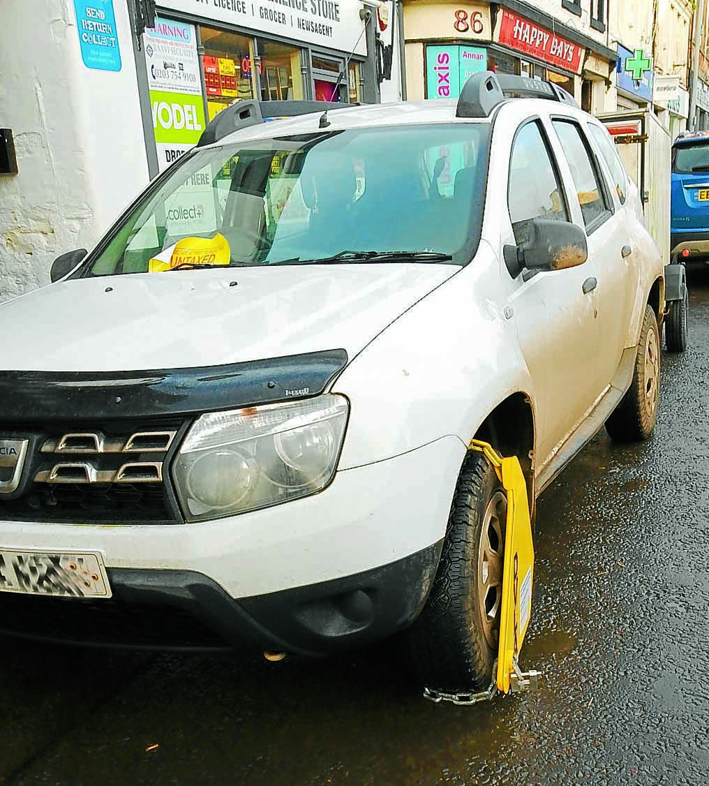 Clamped! Agency swoops in on untaxed cars in town
