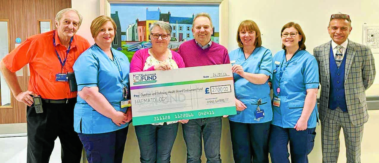 Moffat family raise thousands for hospitals