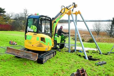 Play park upgrade underway