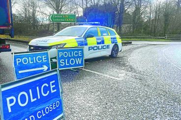 Man dead after A75 crash in Dumfries