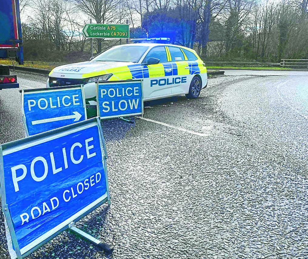 Man dead after A75 crash in Dumfries