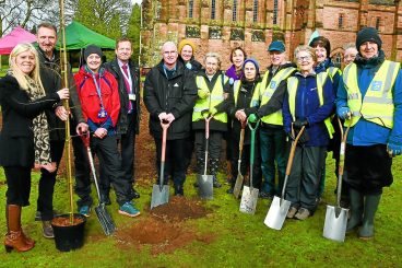 Covid memorial forest launched at Crichton