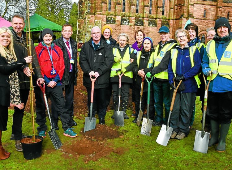 Covid memorial forest launched at Crichton